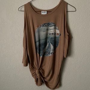 Open Shoulder Hippie top